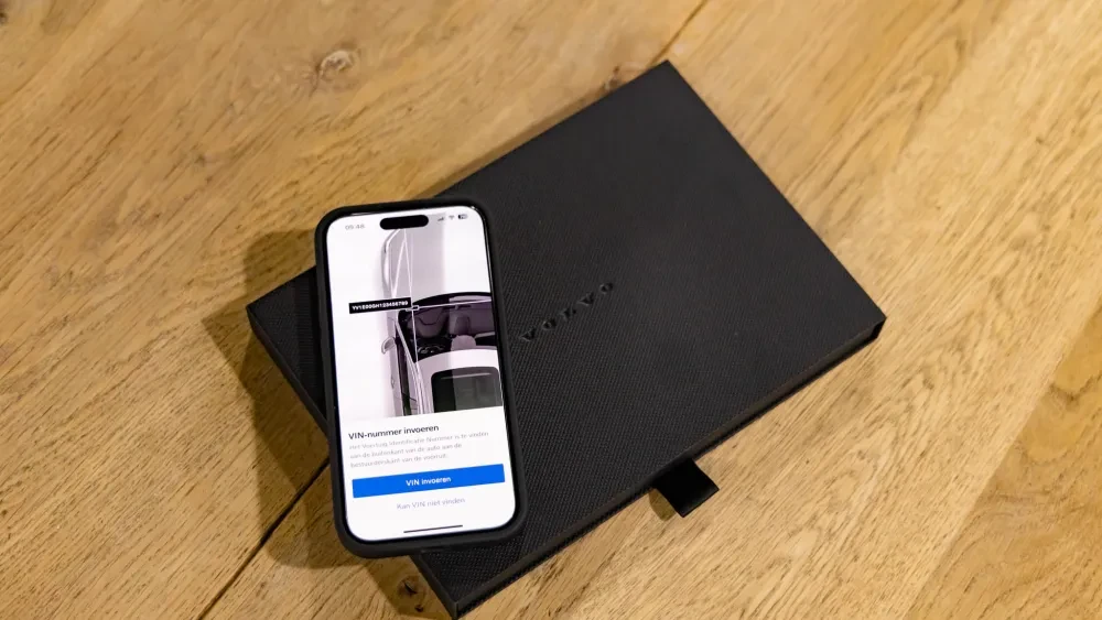 Volvo on Call auto toevoegen