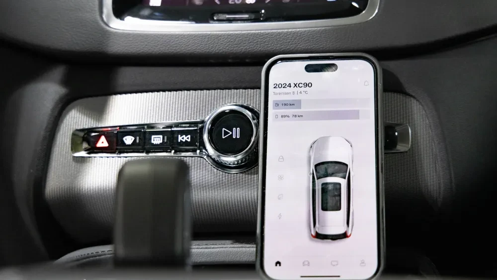 Volvo Cars app overzicht