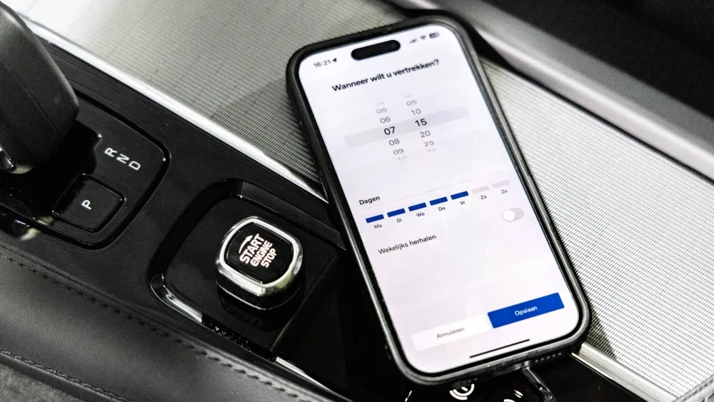 Volvo Cars app overzicht standkachel